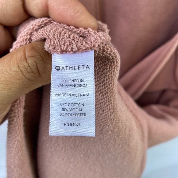 Athleta Embrace sweatshirt tie front dress - Picture 5 of 6